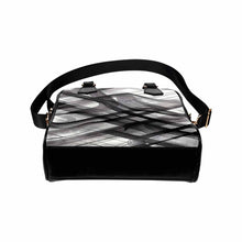 Load image into Gallery viewer, Rich and Rich Black &amp; White Abstract Women's Shoulder Bag
