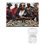 32 x 24 canvas wall art titled 'The Chess Game' featuring a chessboard scene