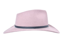 Load image into Gallery viewer, Cattle Queen Wool Felt Women&#39;s Pink Fedora Hat
