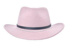 Load image into Gallery viewer, Cattle Queen Wool Felt Women&#39;s Pink Fedora Hat
