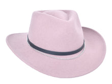 Load image into Gallery viewer, Cattle Queen Wool Felt Women&#39;s Pink Fedora Hat
