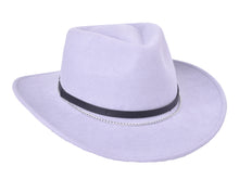 Load image into Gallery viewer, Cattle Queen Wool Felt Women&#39;s Pink Fedora Hat
