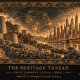 Rich and Rich Great Zimbabwe to Wall Street 1000-Piece Wooden Jigsaw Puzzles