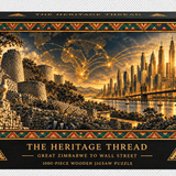 Rich and Rich Great Zimbabwe to Wall Street 1000-Piece Wooden Jigsaw Puzzles