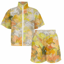 Load image into Gallery viewer, Rich and Rich Golden Muse Women's Zip Short Set
