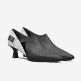 Celestial Lotus Women's Italian Suede and Leather Low Heel Shoes
