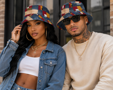 Load image into Gallery viewer, Rich and Rich Unisex Jean Look Multicolor Bucket Hat – Premium Cotton Streetwear Hat
