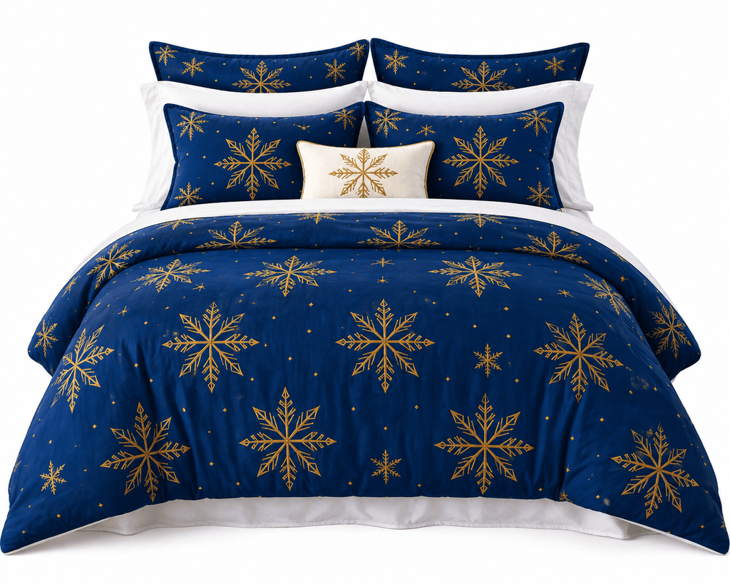 Rich and Rich Nordic Snowflake Sherpa Fleece Blanket 90 x 108 - Rich and Rich Homeopportunities