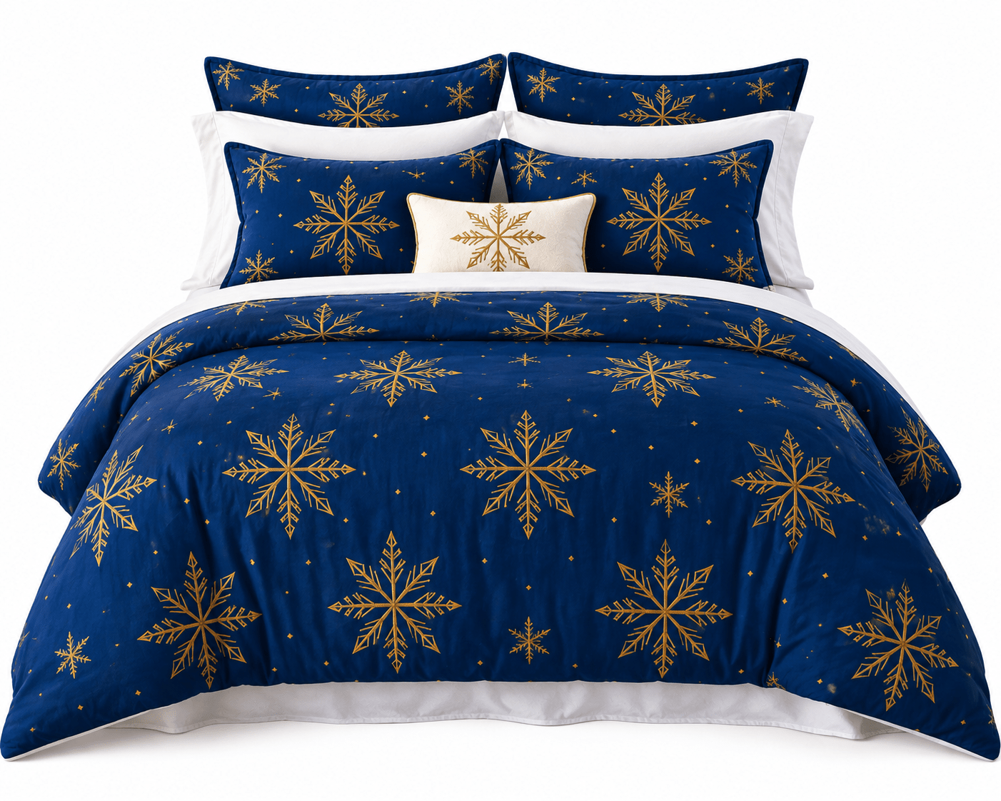 Rich and Rich Nordic Snowflake Sherpa Fleece Blanket 90 x 108 - Rich and Rich Homeopportunities
