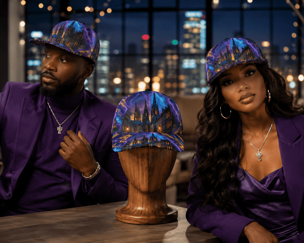 Rich and Rich Unisex Purple Electric Cathedral Snapback Hat - Rich and Rich Homeopportunities