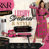 Assorted apparel and accessories bundled together to create versatile coordinated outfits