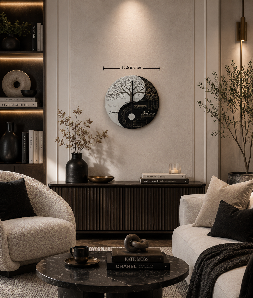 Rich and Rich Timeless Harmony Wall Clock