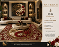 The Tribal Elegance Harmony Series – Crimson Sanctuary Rug 60x24inch - Rich and Rich Homeopportunities