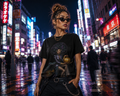 A Rich and Rich Women's Halloween On A Broomstick Black T-shirt - Rich and Rich Homeopportunities