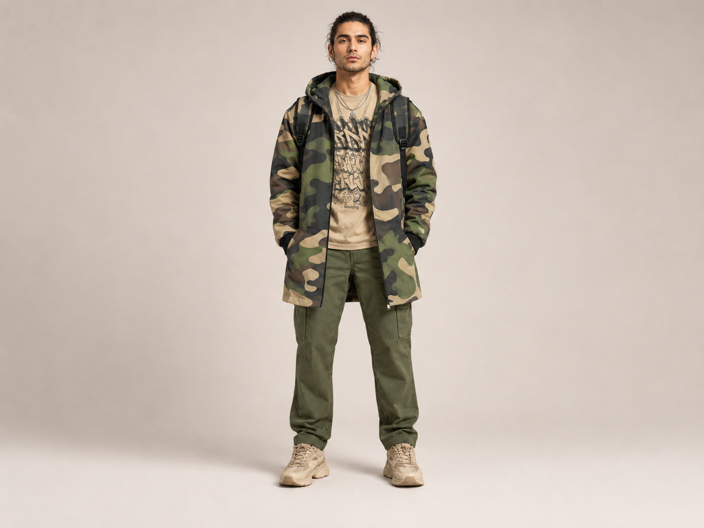 Rich and Rich Camo Green Unisex Sports Travel Backpack | Durable 1200D Nylon Backpack for School, Gym &amp; Daily Travel