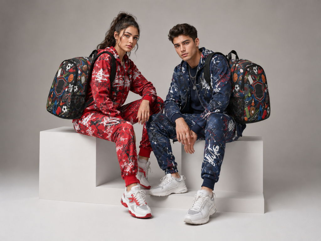 Unisex All Sports 1200D Nylon Fabric Backpack with Side Mesh Pockets | Durable School, Office & Travel Laptop Bag