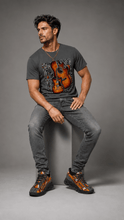 Load image into Gallery viewer, Rich and Rich Men's Guitar Orange Twisted Sole Suede Look Sneakers - Rich and Rich Homeopportunities
