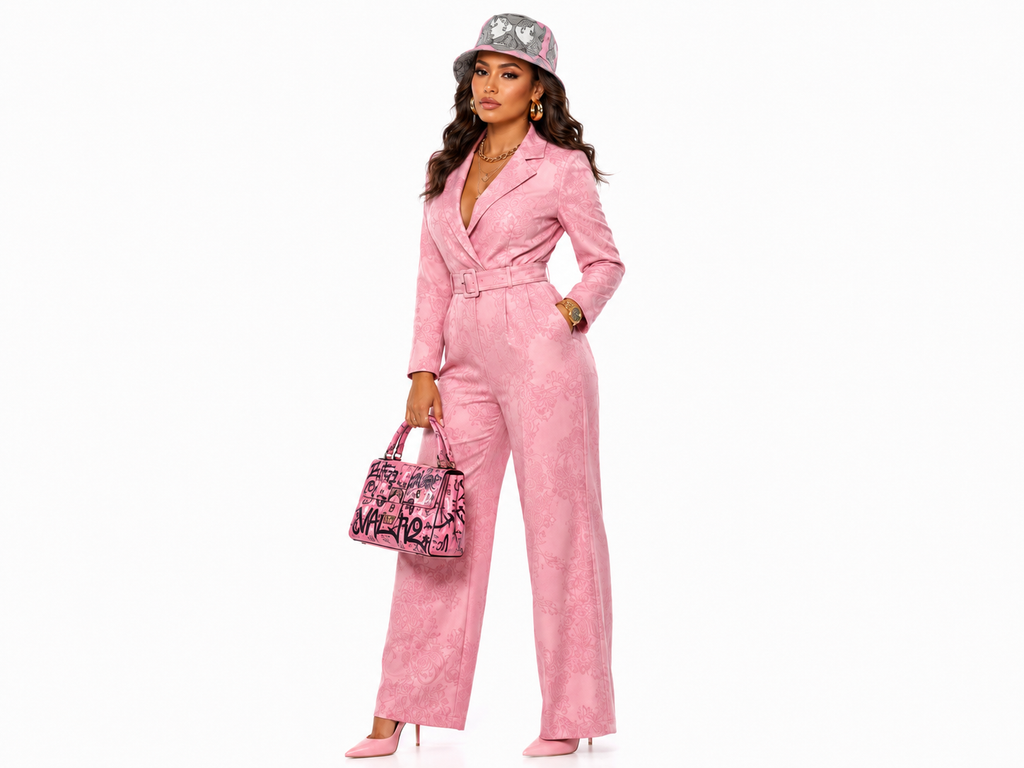 Rich and Rich Women's Pink Destiny Bucket Hat
