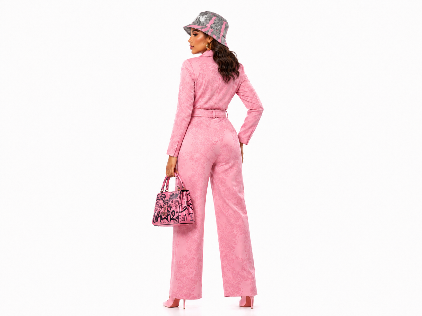 Rich and Rich Women's Pink Destiny Bucket Hat
