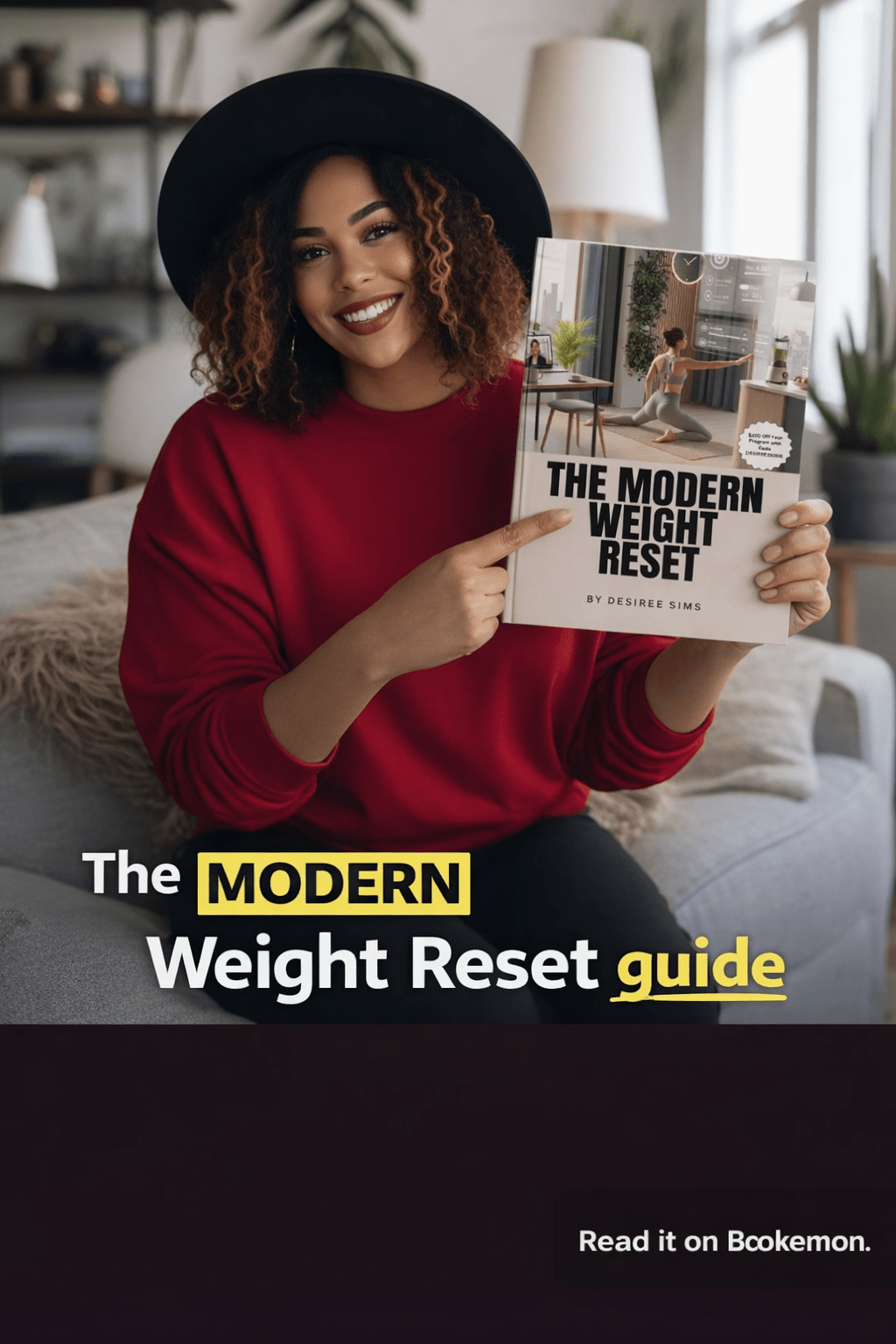 Book cover for The Modern Weight Reset by Desiree Sims, exploring modern wellness and telehealth themes — product detail