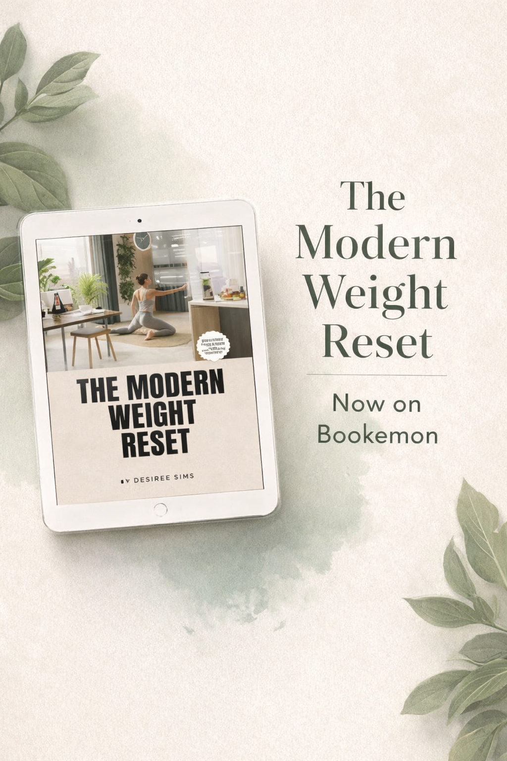 The Modern Weight Reset by Desiree Sims weight loss program packaging