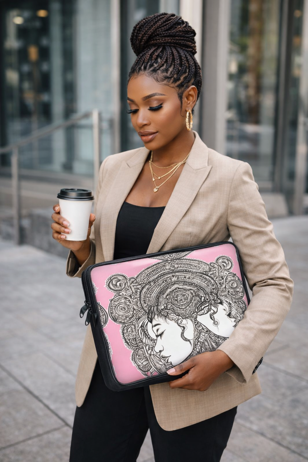 Rich and Rich Pink Destiny Designer Original Laptop Bags