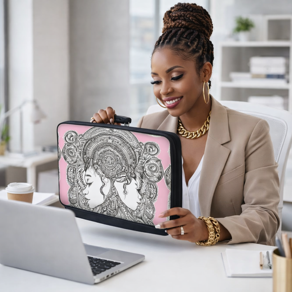 Rich and Rich Pink Destiny Designer Original Laptop Bags