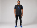 Rich and Rich Men’s Black Vertex T-Shirt | All-Over Print Mesh Graphic Tee