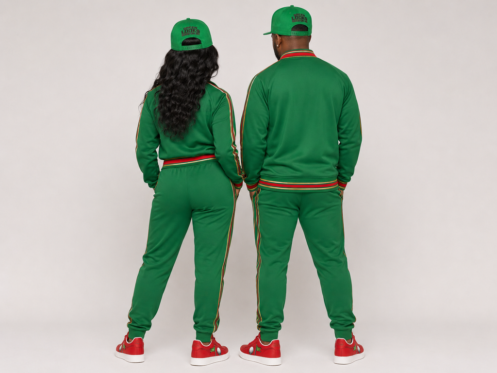 Rich and Rich Unisex Green Golfing Snapback Hat | All-Over Print Adjustable Flat Brim Cap