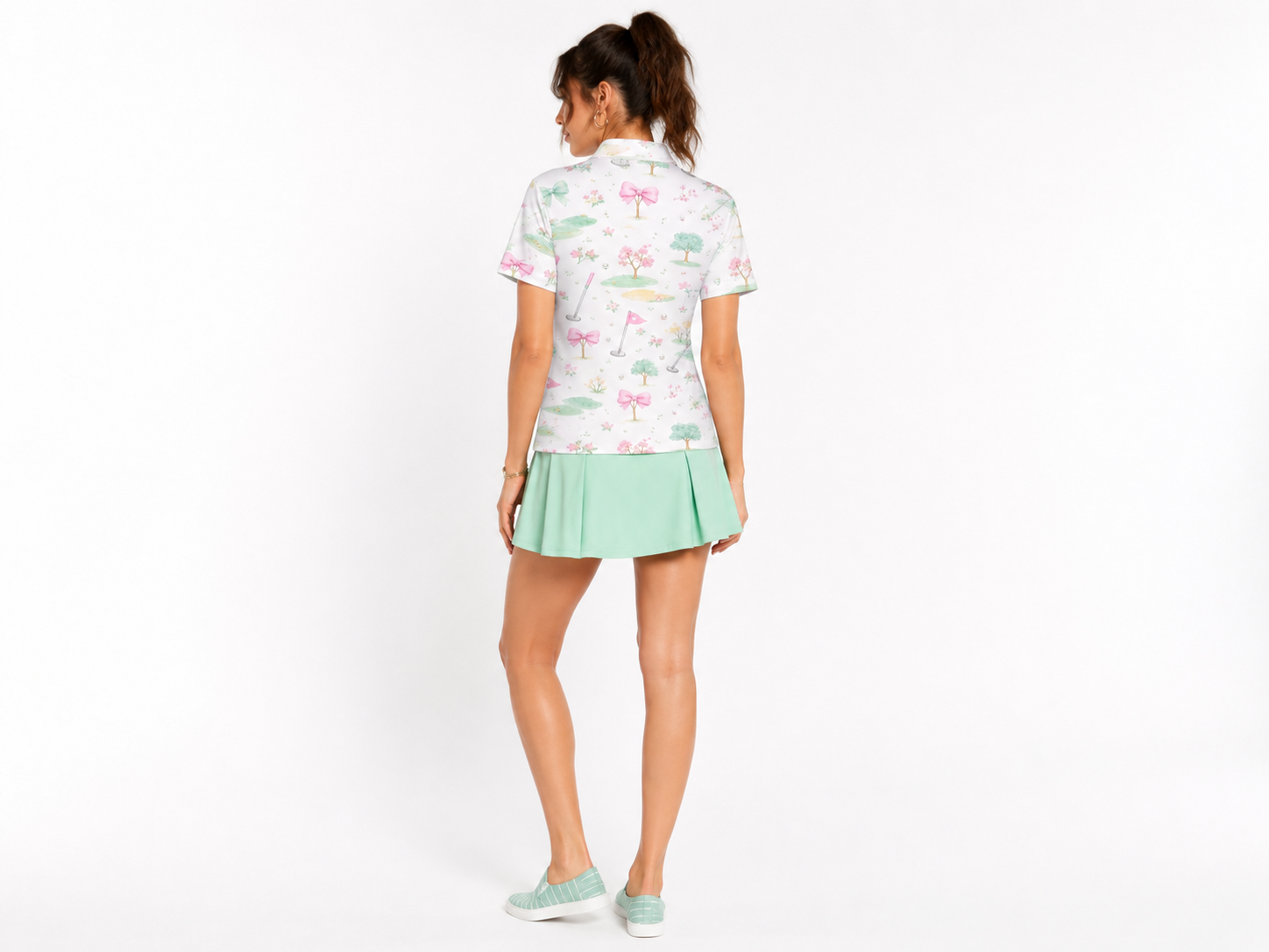 Rich and Rich Multicolor Graphic Women’s Polo Shirt | Lightweight Breathable Pique Polo