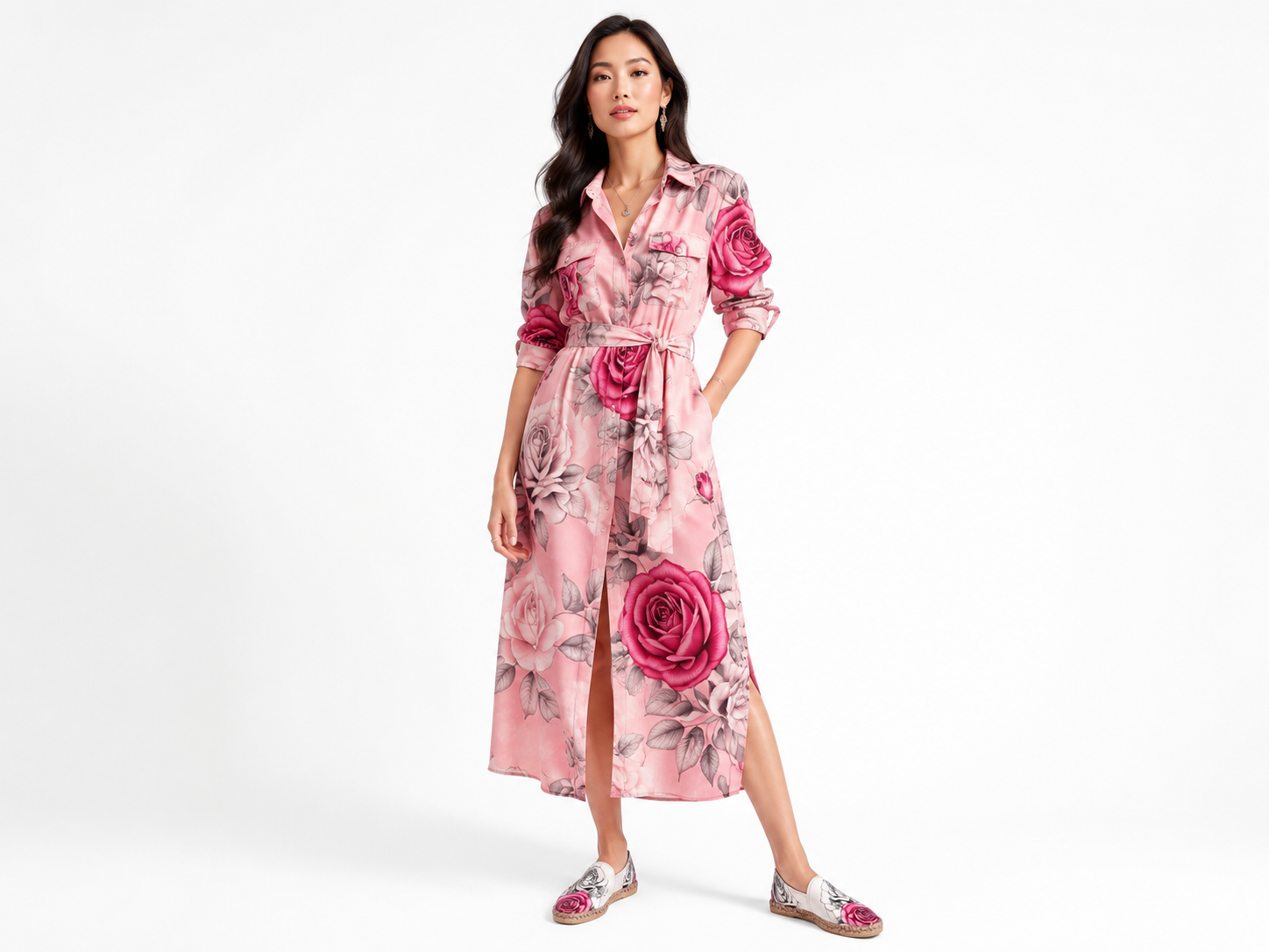 Rich and Rich Women Pink Floral Espadrilles