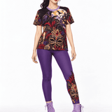 Rich & Rich Raven’s Masquerade Halloween Women's Black T-Shirt