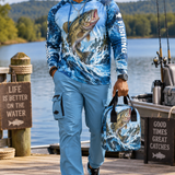 Rich and Rich Blue Sport Utility Fishing Lunch Bag