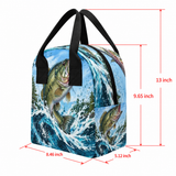 Rich and Rich Blue Sport Utility Fishing Lunch Bag