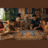 AncientCraft The Rhythm: Juba Dance 1000 Wooden-Piece Jigsaw Puzzle