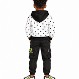 Critter Kicks Boys’ Croc Rock Black Canvas Sneakers