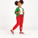 Critter Kicks Ladybug Mouse Girls Red Low Top Sneakers