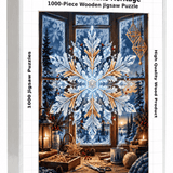 Nordic Snowflake Heritage 1000 Piece Wooden Jigsaw Puzzle