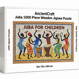 AncientCraft Juba 1000 Piece Wooden Jigsaw Puzzle