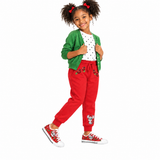 Critter Kicks Ladybug Mouse Girls Red Low Top Sneakers
