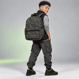 a Tech Athletic Boys Green Large Capacity Backpack