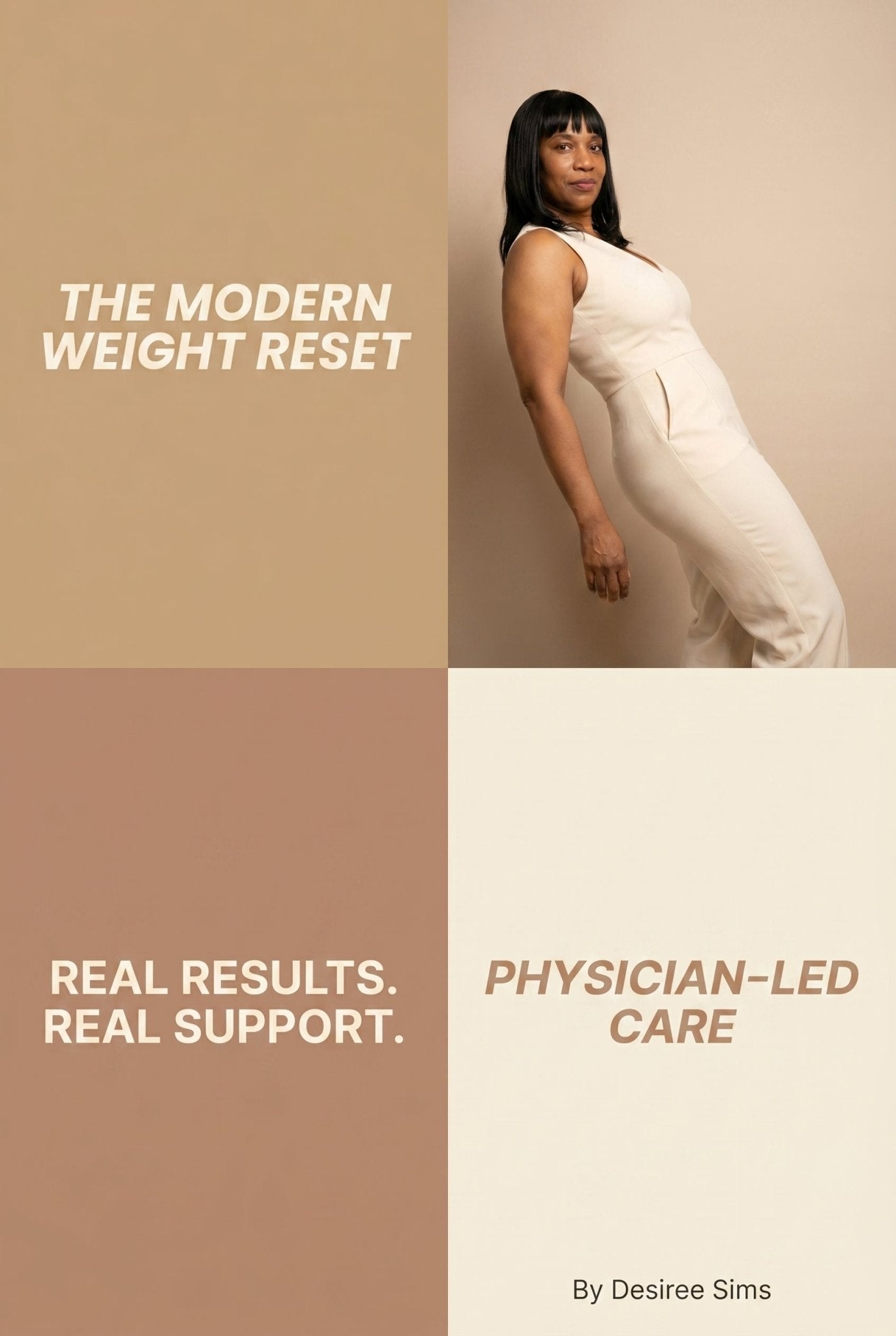 Book cover for The Modern Weight Reset by Desiree Sims, exploring modern wellness and telehealth themes — additional view 59