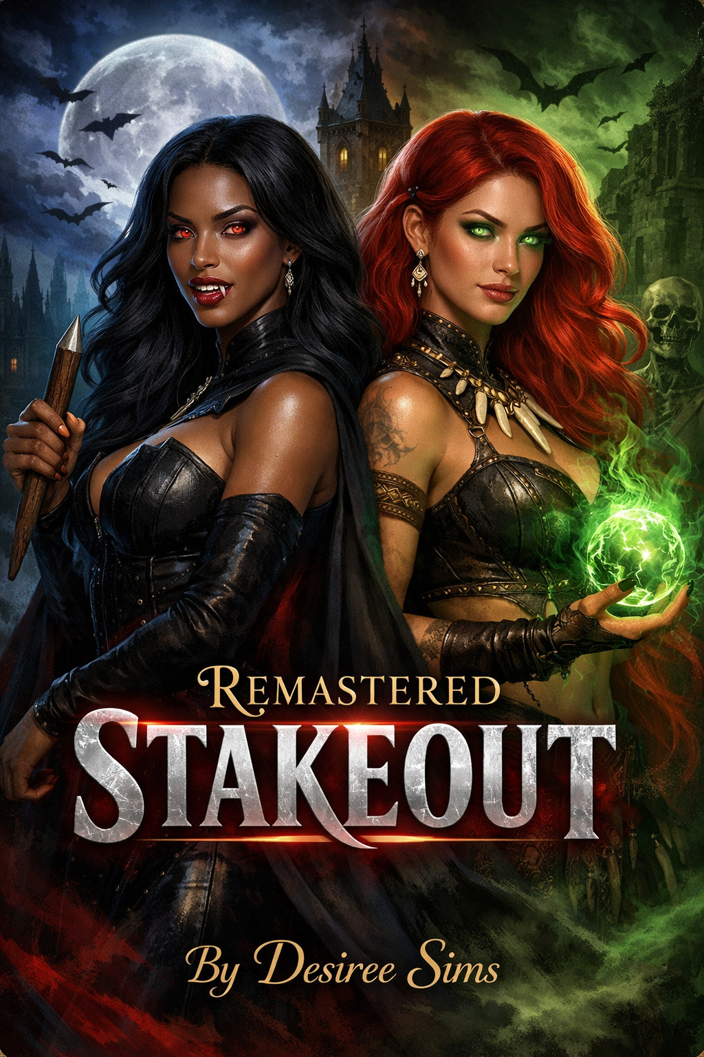 Cover of LuiiLoviie and Conchita: Stakeout Remastered novel featuring intense espionage artwork
