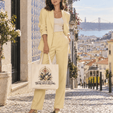 Rich and Rich Home Elevated Women's Beige Tote Bag