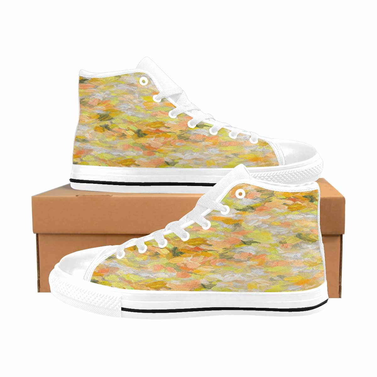 Rich and Rich Golden Muse Women's High-Top Sneakers - Rich and Rich Homeopportunities