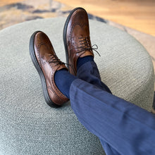 Load image into Gallery viewer, Men&#39;s Don Giovanni Wingtips - Brown
