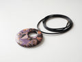 Purple Abstract Wooden Pendant Organic Shapes - Rich and Rich Homeopportunities
