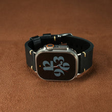 Load image into Gallery viewer, Vintage Distressed Leather Band for Apple Watch Series 10 – 100% Cowhide, One-Piece Hand-Stitched, Patina-Ready
