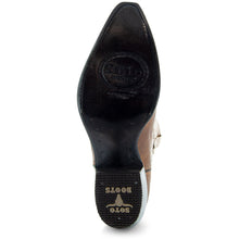 Load image into Gallery viewer, Tan Rose Inlayed Women&#39;s Cowgirl Boots (M50032)
