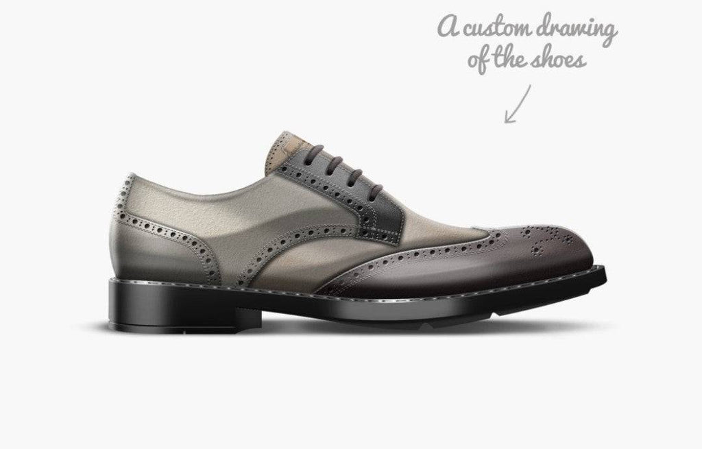 Handcrafted men's traditional derby shoes in brown leather by DSFashionBoutique